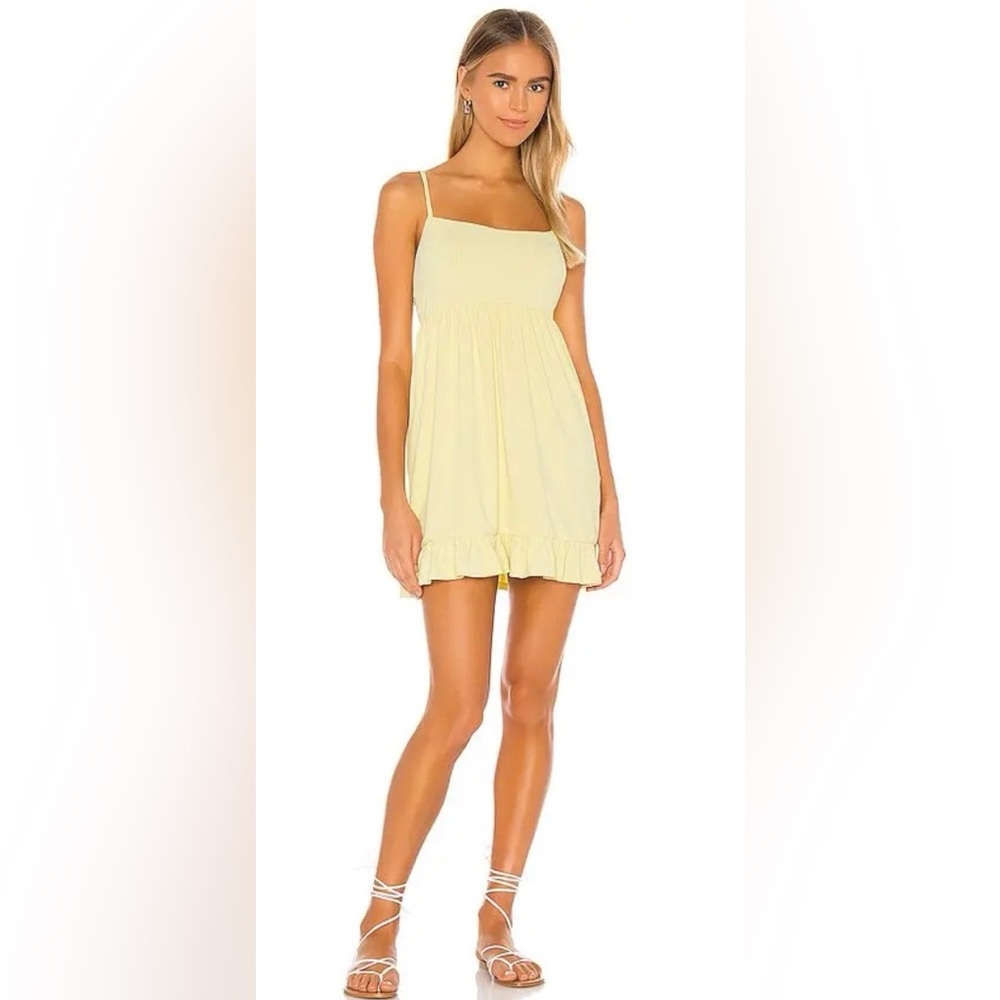 LOVERS AND FRIENDS
Davis Mini Dress | Adjustable-Strap, Lined